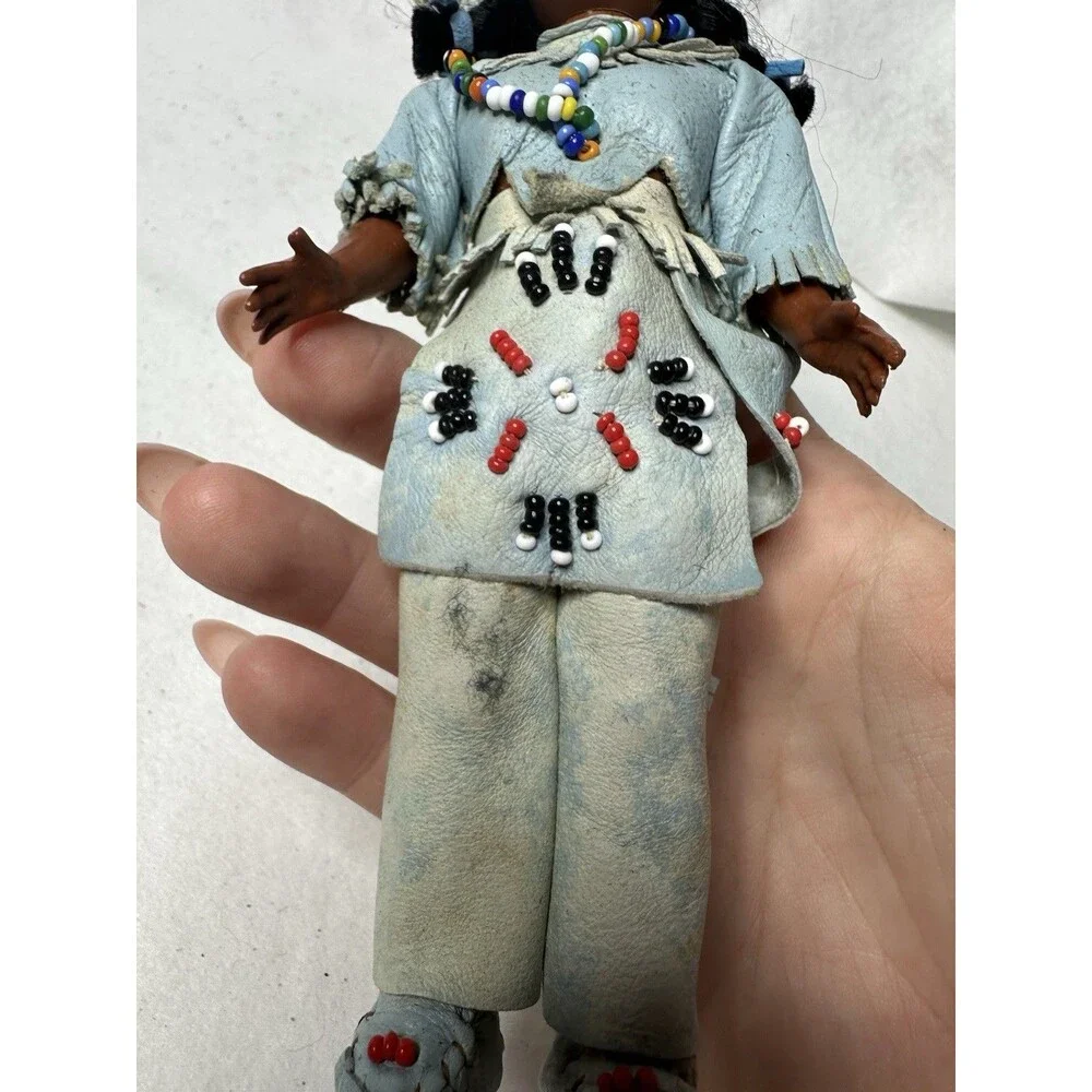 VTG Native American Indian Souvenir Doll 7.5